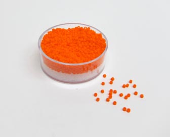 Delica Beads 2mm 7g orange matt